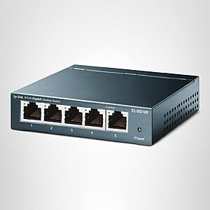 Amazon Prime - TP-Link TL-SG105, 5 Port Gigabit Unmanaged Ethernet Switch - $12.11