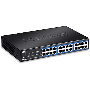 TRENDnet 24-Port Unmanaged Gigabit GREENnet Desktop Switch $49.99 + Free Shipping