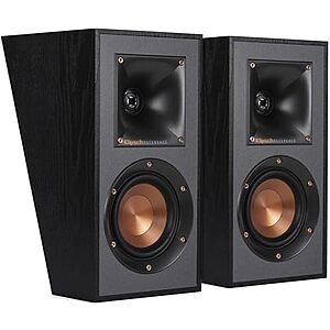 $149.99* | Klipsch Reference R-41SA Dolby Atmos Surround Sound Speakers (Pair, Black) at Amazon