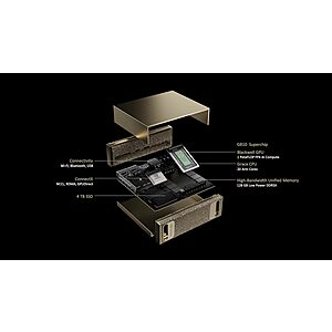 MicroCenter: DGX Spark [10 Cortex-X925 + 10 Cortex-A725 Arm; 128GB LPDDR5x Unified RAM; 4TB Solid State Drive; NVIDIA Blackwell Architecture] $3,999.99 $3999.99