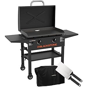 Prime, Blackstone 2450AZ 28" Omnivore Griddle with Hood Bundle | Includes 28" Griddle with Hood, Soft Cover, and Two Spatulas, $276.73