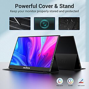 InnoView Portable Monitor, 15.6 Inch FHD 1080P HDMI USB C Second External Monitor for Laptop, Desktop, MacBook, Phones, Tablet, PS5/4, Xbox $49.99