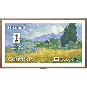 Hisense 50" Hi-QLED S7 CanvasTV Series 4K UHD Google Smart Art TV + 10% Cashback w/ Prime Store Card $650 + Free Shipping