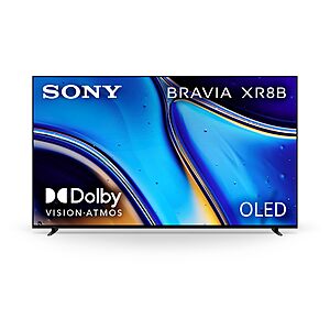 Sony 77 Inch OLED 4K Ultra HD TV BRAVIA XR8B Smart Google TV with Dolby Vision HDR and Exclusive Features for PlayStation® 5 (K-77XR8B) $1797.99