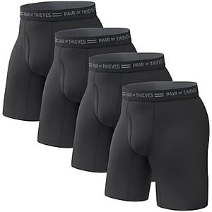 [Prime] $13.99* | 4-Pk Pair of Thieves Men's Every Day Long Boxer Briefs (Various) at Amazon