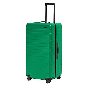 $282.00: Away Amazon Exclusive Trunk Checked Luggage, 31-Inch Lightweight Hardside Suitcase, Palm Green