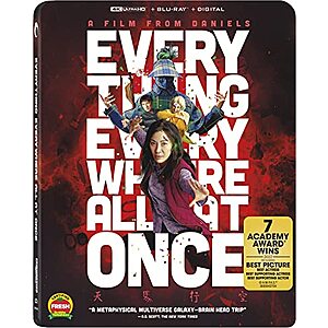 [Prime] $12.49* | Everything Everywhere All At Once (4K UHD + Blu-ray + Digital) at Amazon