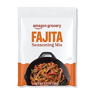 Amazon Grocery, Fajita Seasoning Mix, 1.27 Oz~$0.57 With S&S @ Amazon~Buy 4 & Save More!