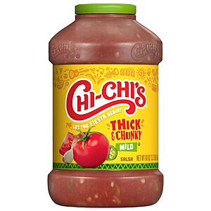 CHI-CHI’S Thick and Chunky Salsa Mild, 60 ounce~$6.22 With S&S @ Amazon