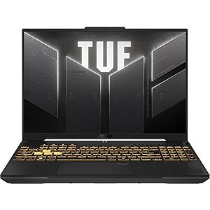 ASUS TUF Gaming F16 16” FHD+ 144Hz IPS-Level, Intel® Core™ 5 210H, NVIDIA® GeForce RTX™ 4050, 8GB DDR5, 512GB, Windows 11 Home $759.99