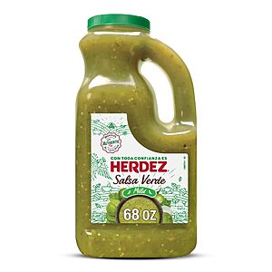 HERDEZ Salsa Verde, Mild, 68 oz Jug – Tangy Green Tomatillo Salsa for Tacos, Enchiladas & Dips~$5.74 With S&S @ Amazon