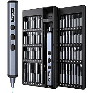 Prime: 76-in-1 Wesdut Mini Rechargeable Electric Precision Screwdriver Set $15.99 + Free Shipping
