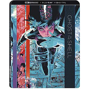 Ghost in the Shell (4K UHD + Blu-ray + Digital) $9.49 + Free Shipping w/ Prime or on $35+