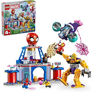 [Prime] 193-Piece LEGO Marvel Team Spidey Web Spinner Headquarters Building Toy (10794) $37.99 + Free Shipping