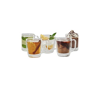 J.A. Henckels 6-piece Double Wall Glass Mug Set  $44.99 free shipping Costco.com
