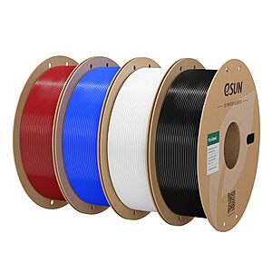 eSUN PLA Basic Filament 1.75mm, 3D Printer Filament High Speed PLA for Fast Printing, 1KG Spool, 4 Spools 3D Printer Filament $43