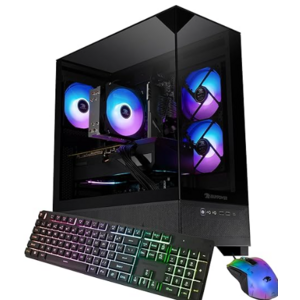 iBUYPOWER Element SE Gaming PC Desktop Computer AMD Ryzen 5 8400F CPU, NVIDIA GeForce RTX 3050 6GB GPU, 16GB DDR5 RGB 5200MHz RAM, 1TB NVMe SSD $999.99