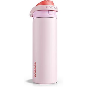 [Prime] 24-oz ENCOOL Insulated Water Bottle w/ Straw & Dual-Sip Lid (Various) $8.06 + Free Shipping