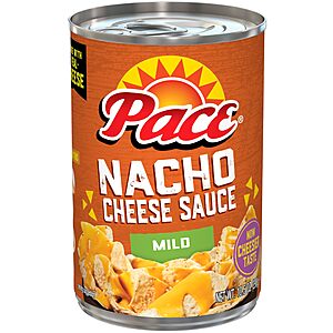 Pace Mild Nacho Cheese Sauce, 10.5 oz Can~$1.27 After Coupon & S&S @ Amazon