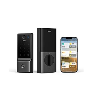 Prime Members: eufy Security Smart Lock E31 Fingerprint Keyless Entry Door Lock w/ Built-in WiFi Deadbolt $118.73 + Free Shipping