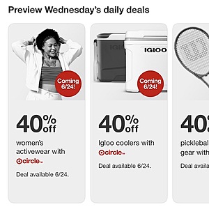 Target Deal Days 6/24 Sneak Peek: 40% off igloo, pickleball, Children's place + more