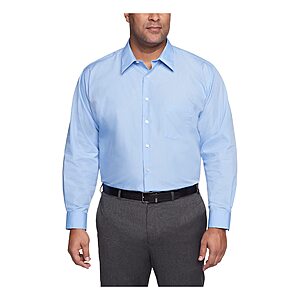 $13.55: Van Heusen Men's Big Fit Poplin Dress Shirt (Big & Tall)
