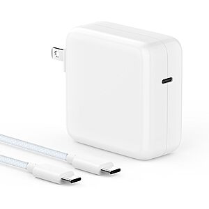 100W Saturndock USB-C Wall Charger w/ 6.6' USB-C Nylon-braided Cable $12.99 + Free Shipping w/ Prime or on $35+