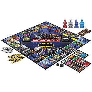 Prime Members: Monopoly Batman Edition Board Game (Amazon Exclusive) $11.49