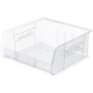 [Prime] 6-Pack 11" x 11" x 5" Akro-Mils AkroBins Plastic Storage Bins (Clear) $45.90 + Free Shipping