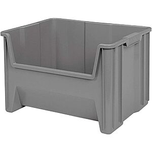 [Prime] 3-Pack Akro-Mils Stak-N-Store Stackable Storage Bins, 15" x 20" x 12-1/2" (Grey) $59.98 + Free Shipping