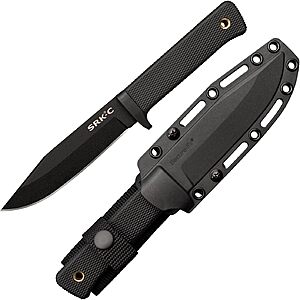 [Prime] Cold Steel SRK Compact 5" SK-5 Fixed Blade Knife w/ Secure-Ex Sheath $25.60 + Free Shipping