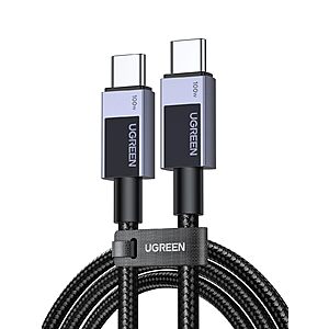 UGREEN USB C to USB C Cable, 100W USB C Cable Fast Charging, Type C Cord USB C Charger Cable for iPhone 17/17 Pro/17 Pro Max/16, MacBook Pro/Air, Pixel 9, 6.6FT $9.49 @Amazon