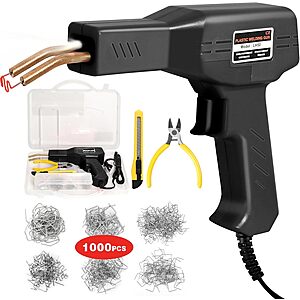 ATOLS Hot Stapler Plastic Welder Kit w/ 1,000 Staples (Various Colors) $19.99 + Free Shipping w/ Prime or on $35+