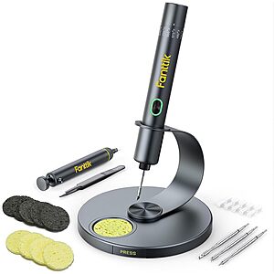 [Prime] Fanttik T1 Max Cordless Soldering Iron Kit w/ 4 C210 Tips & 360° Swivel Stand $45.89 + Free Shipping