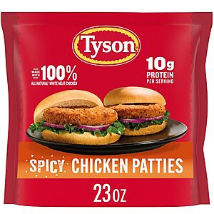 Tyson Assorted Frozen Chicken $5.99 on sale @ Target and Buy 2 get $6.78 back on Ibotta