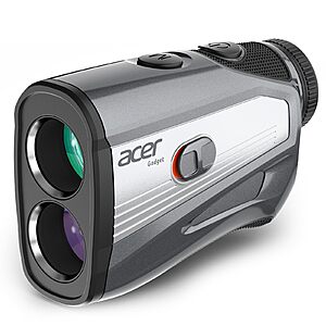 Prime Members: Acer Golf Rangefinder with Slope - 1200 Yards Laser Range Finder for Hunting, 6X Magnification, with Flag Pole Locking Vibration, Rechargeable $76.9