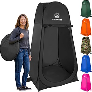 [Prime] Wakeman Pop Up Privacy Tent w/ Carry Bag (3.3' x 3.3' x 6.2') $20.90 + Free Shipping