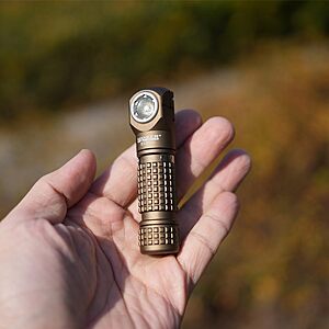 Manker E03H III Rechargeable Headlamp Right Angle Flashlight with Headband