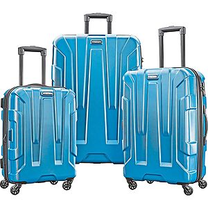 Samsonite Centric Hardside Expandable Luggage with Spinner Wheels, Caribbean Blue, 3-Piece Set (20/24/28) $148.27 @Amazon