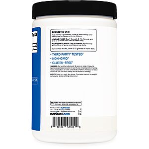 [S&S] Nutricost Creatine Monohydrate Micronized Powder 500G, 5000mg Per Serv (5g) - 100 Servings, 17.9 Oz $14.94