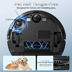 Kilgone Robot Vacuum and Mop Combo with Self Emptying Station,  LiDAR Navigation Multi Floor Mapping, 90 Day Hands Free Smart Laser Robotic Cleaner $208.99
