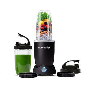$69.99: nutribullet Pro+ Personal Blender 1200W, Includes 32 oz & 24 oz To-Go Cups, Matte Black