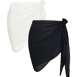 Prime Members: CHICGAL 2-Piece Womens Beach Sarong Bathing Suit Wrap from $6.53 + Free Shipping