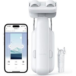 SwitchBot Curtain 3 Smart Automatic Curtain Opener (Rod) $61.75 + Free S/H