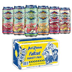 [S&S] $17.67: AriZona x Fallout Energy Drink Green Tea Variety Pack, 15 fl oz (12 Pack)