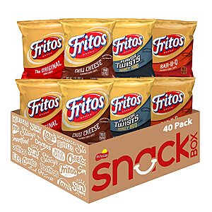 40-Pack 1-Ounce Fritos Corn Chips Variety Pack $14.12 w/ S&S + Free Shipping