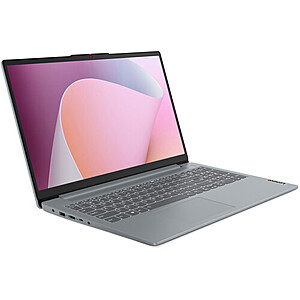 Lenovo IdeaPad Slim 3: 15.6" FHD IPS, Ryzen 5 7520U, 8GB LPDDR5, 256GB SSD $299