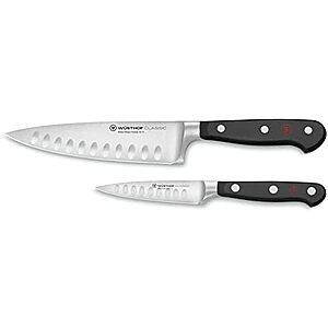 [Prime] $122* | 2-Pc Wüsthof Classic Hollow Edge Chef's Knife Set (6" & 3.5") at Amazon