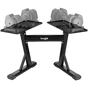 $92.60* | Yes4All 160-lb Capacity Adjustable Dumbbell Stand at Amazon