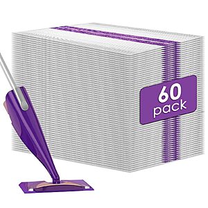 WetJet Mop Pads Disposable Mop Pad for Swiffer WetJet, Spray Cleaning Replacement Mop Pads 60 CT $14.99